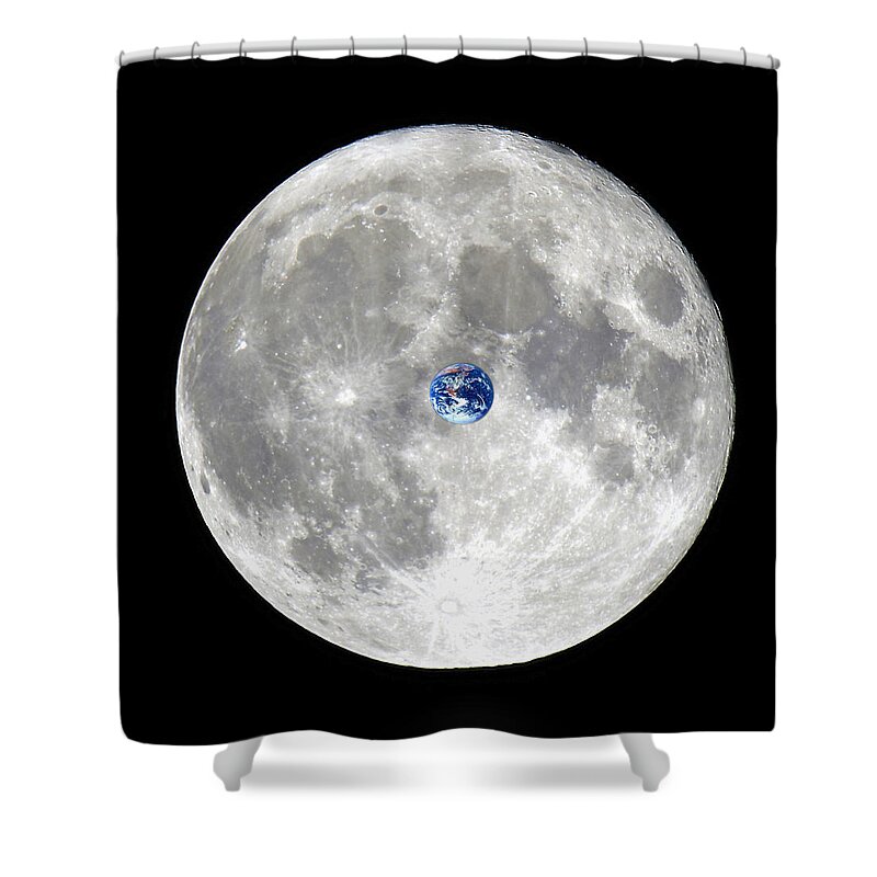 Incredible Shrinking Planet Shower Curtain featuring the photograph The Incredible Shrinking Planet by Kellice Swaggerty