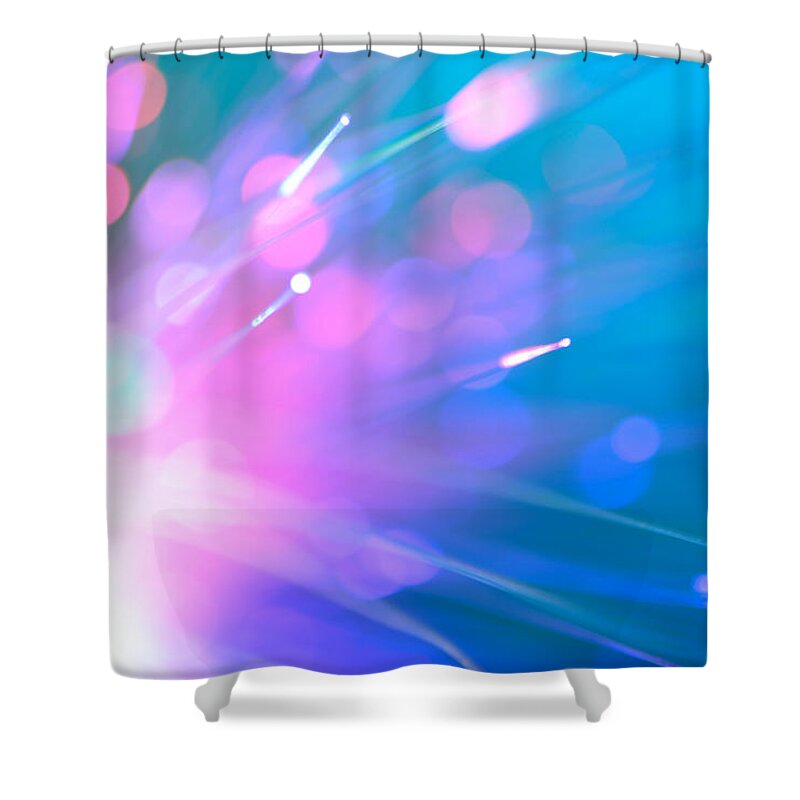 Abstract Shower Curtain featuring the photograph The Inner Light by Dazzle Zazz