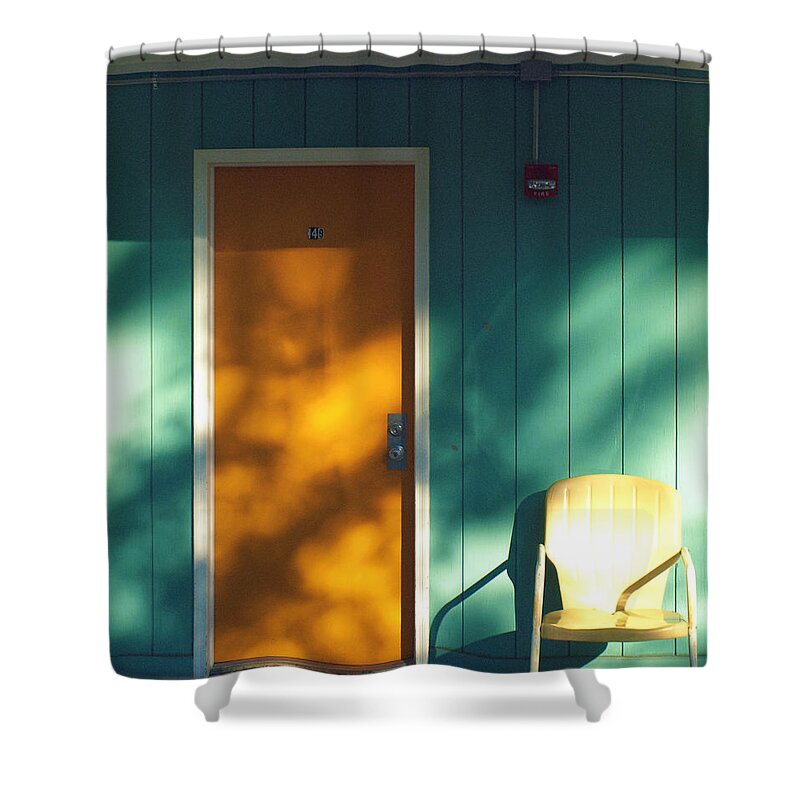 Joy Motel Shower Curtain featuring the photograph The Joy Motel by Gia Marie Houck