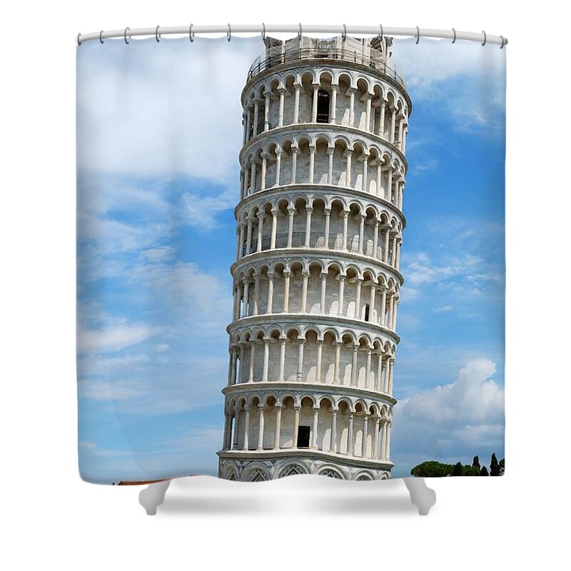 The Leaning Tower Of Pisa Shower Curtain The Leaning Tower Of Pisa Shower Curtain