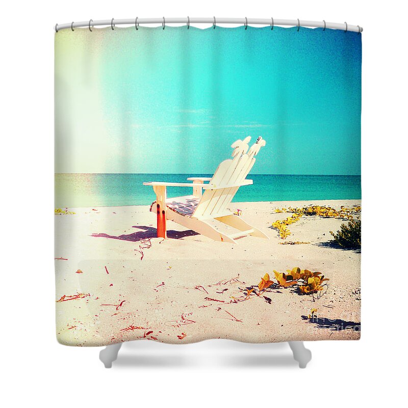 Florida Shower Curtain featuring the photograph The Life by Chris Andruskiewicz