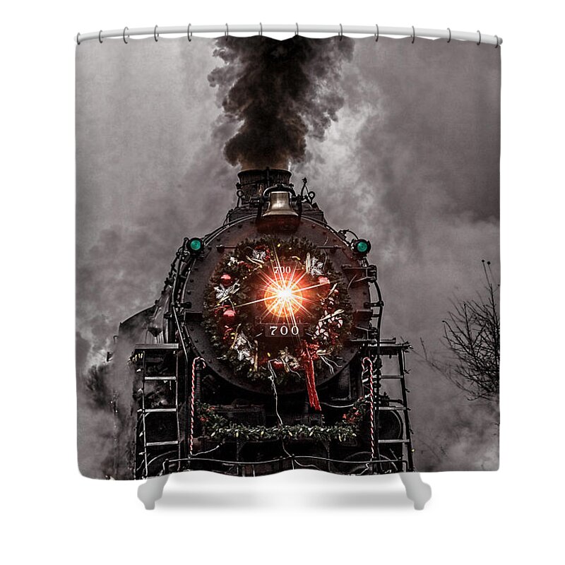 The Mighty 700 Shower Curtain featuring the photograph The Mighty 700 by Wes and Dotty Weber