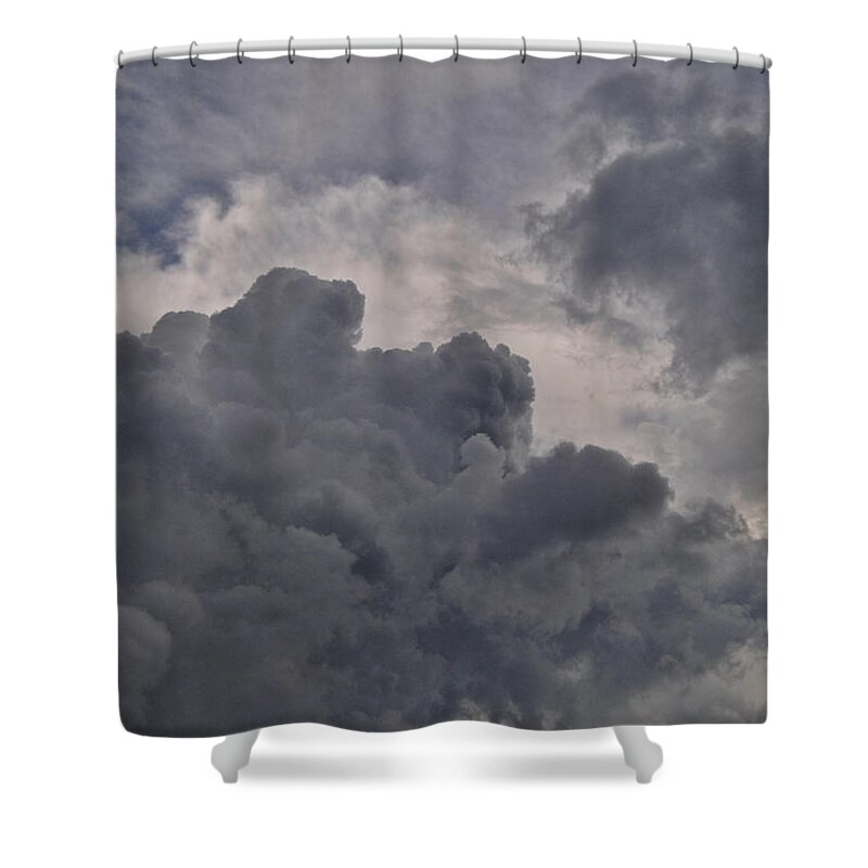 Nature Shower Curtain featuring the photograph The Mighty Hand of God by Paulette B Wright