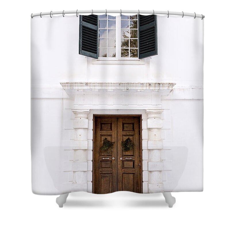 House Shower Curtain featuring the photograph The Mount Lenox Ma by Edward Fielding