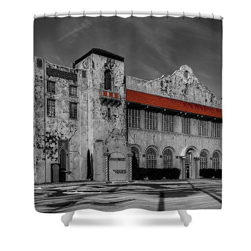 Antique Shower Curtain featuring the photograph The Old Public Market by Doug Long
