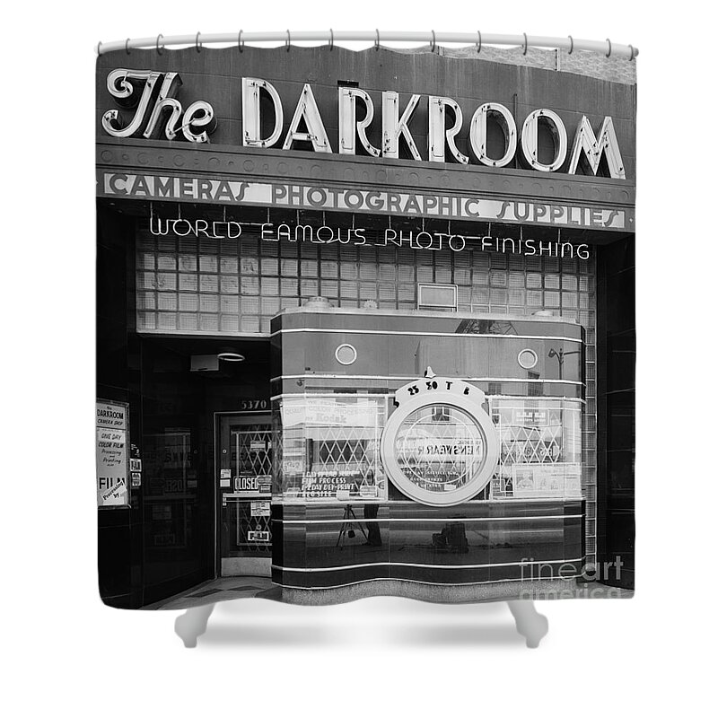 Vintage Shower Curtain featuring the photograph The Original Darkroom by Edward Fielding