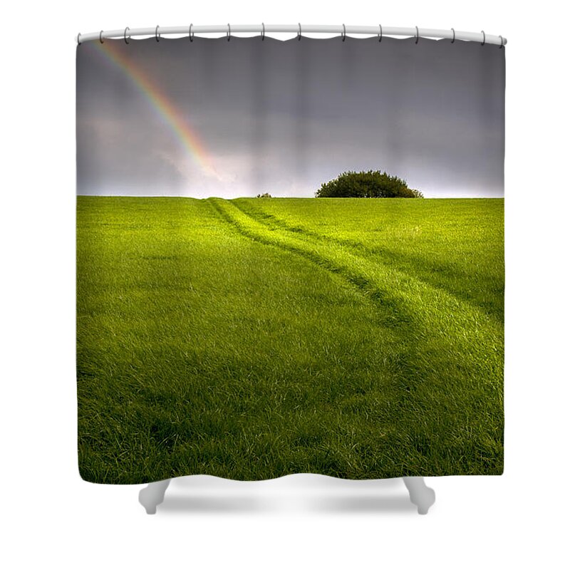 Rainbow Shower Curtain featuring the photograph The Right Way by Mal Bray