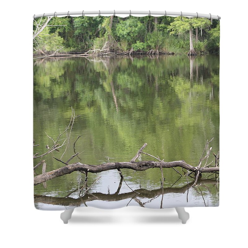 Lake Shower Curtain featuring the photograph The Sanctuary 2 by Michelle Powell