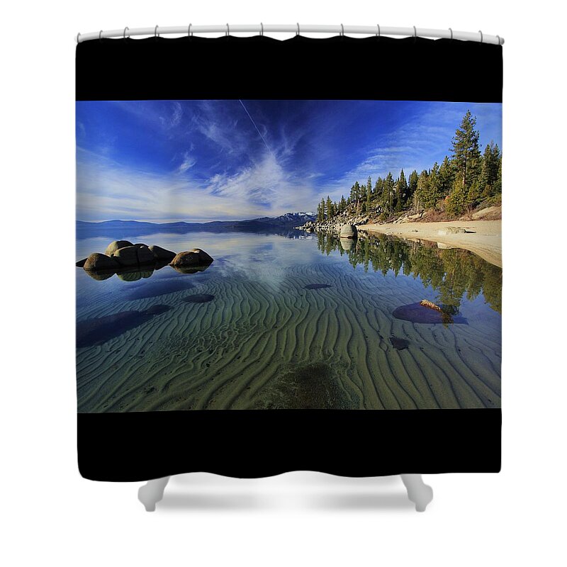 Lake Tahoe Shower Curtain featuring the photograph The Sands of Time by Sean Sarsfield