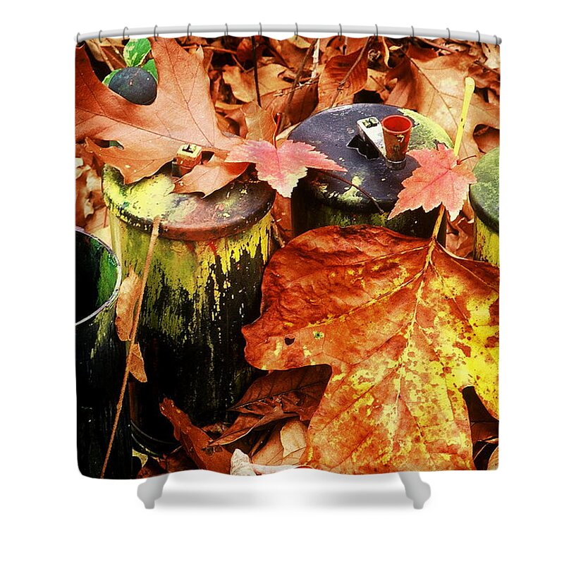 Fine Art Shower Curtain featuring the photograph The Secret Of Fall by Rodney Lee Williams