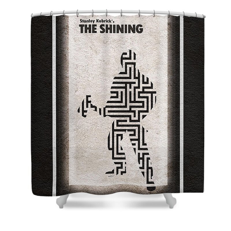 The Shining Shower Curtain featuring the digital art The Shining by Inspirowl Design