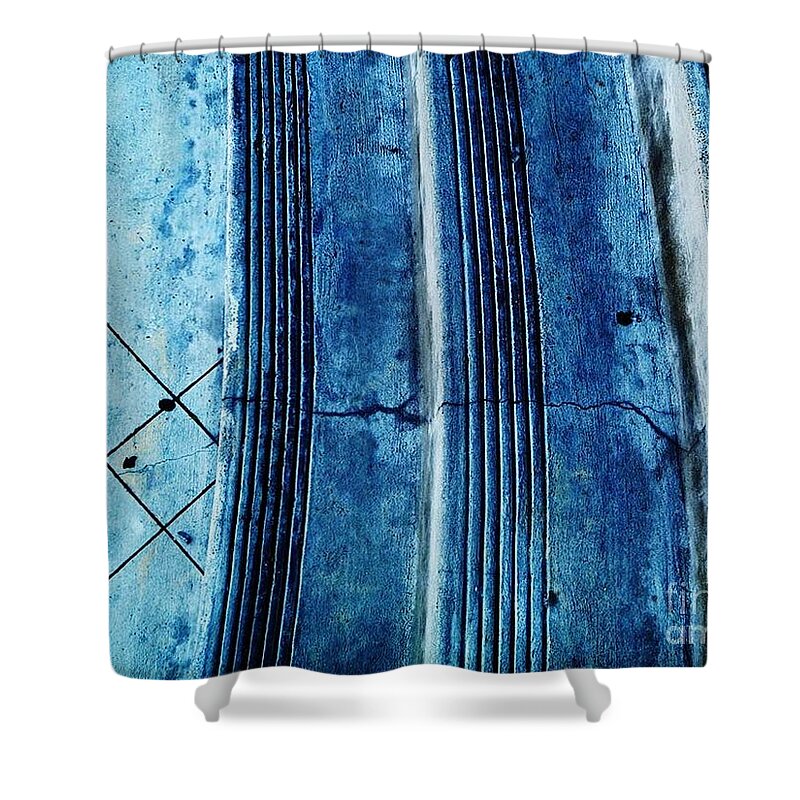 Abstract Shower Curtain featuring the photograph The Stairs by Fei A