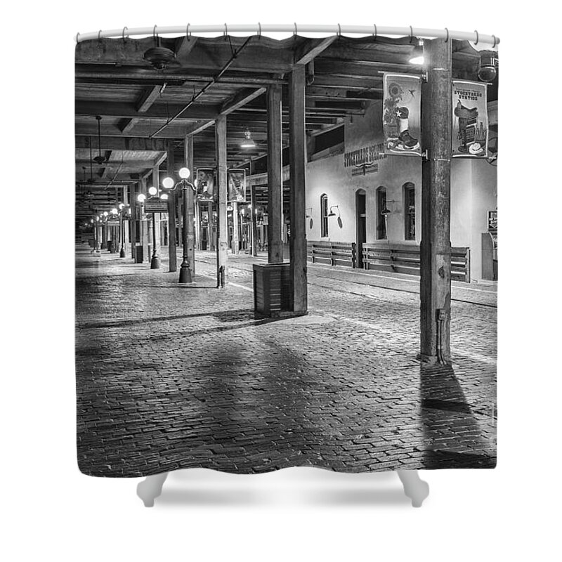 Stockyards Shower Curtain featuring the photograph The Stockyards Station by Paul Quinn