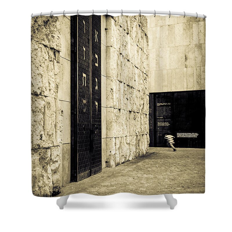 Jew Shower Curtain featuring the photograph The Synagogue by Hannes Cmarits
