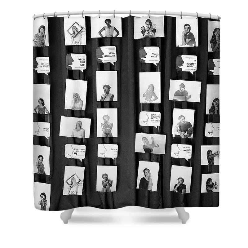  Shower Curtain featuring the photograph The Wonderful Students On School Of by Aleck Cartwright