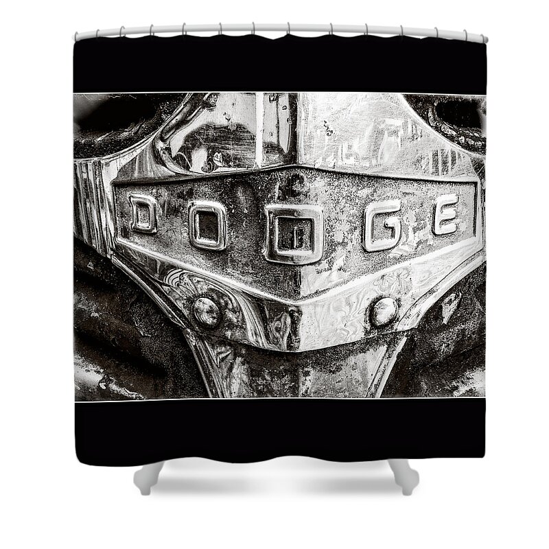 Cars Shower Curtain featuring the photograph 1940 Dodge Grill by Roxy Hurtubise