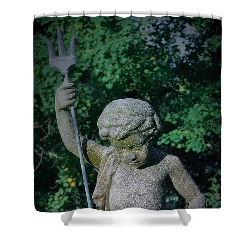 Lake Charles Shower Curtain featuring the photograph The Young Mariner by John Glass