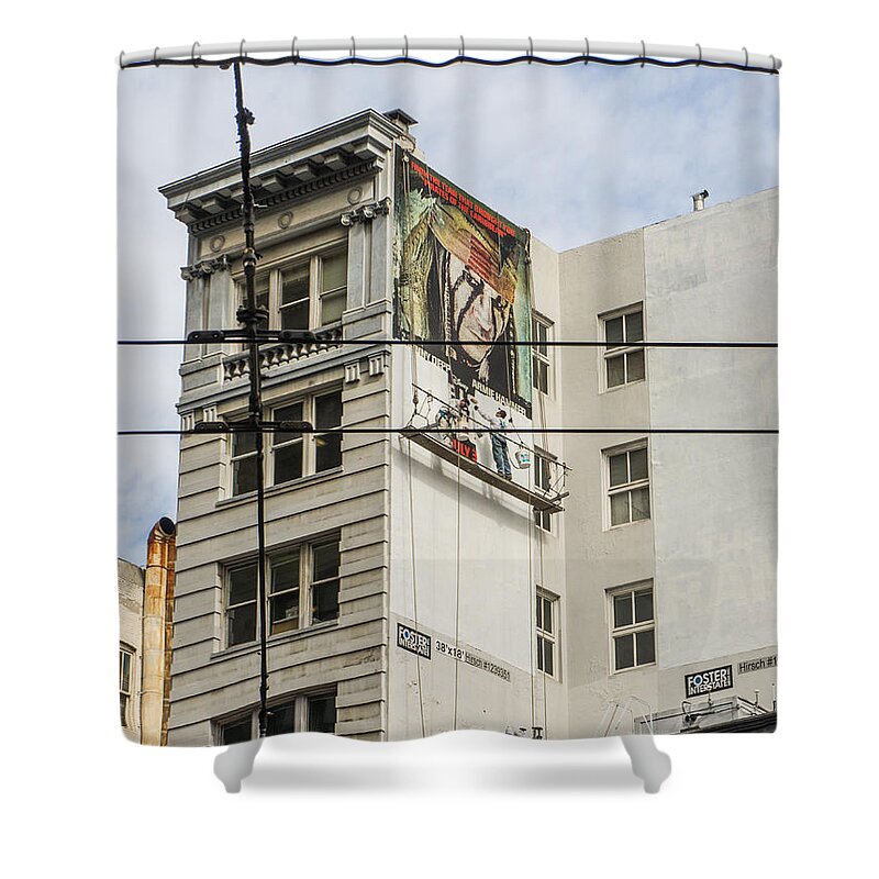 Sf Moma Shower Curtain featuring the photograph There goes Johnny by Weir Here And There