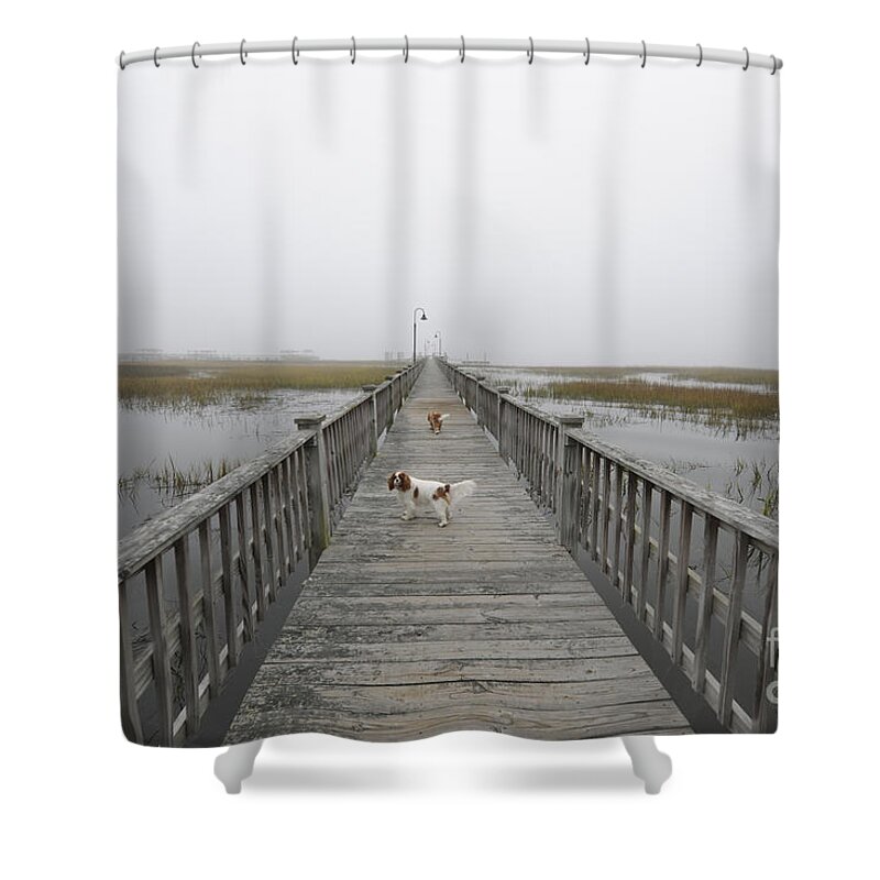 Fog Shower Curtain featuring the photograph Thick as Peanut Butter by Dale Powell