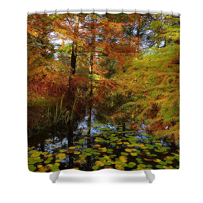 Autumn Shower Curtain featuring the photograph Thoreau's Pride by Connie Handscomb