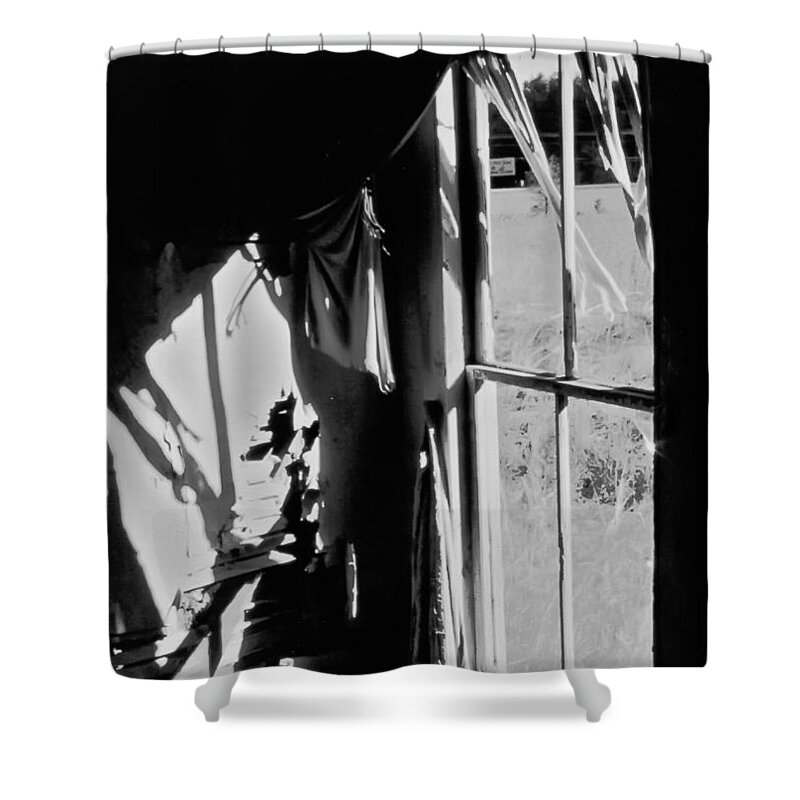2d Shower Curtain featuring the photograph Through Yonder Window by Brian Wallace