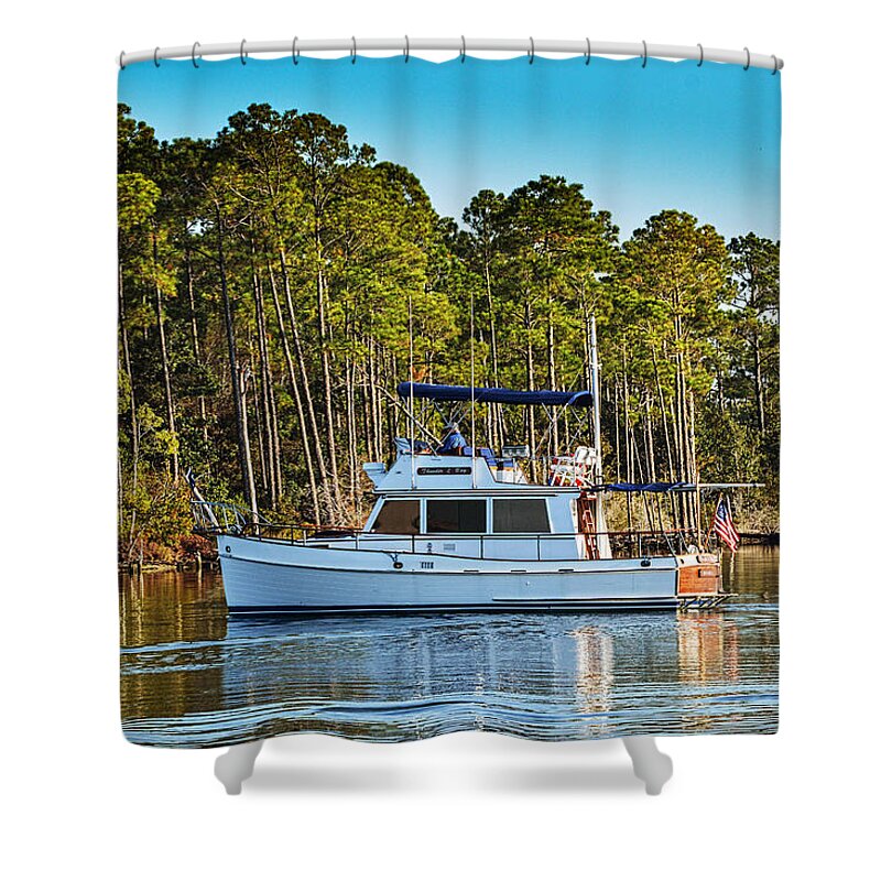 Thunder Bay Shower Curtain featuring the photograph Thunder Bay by Michael Thomas