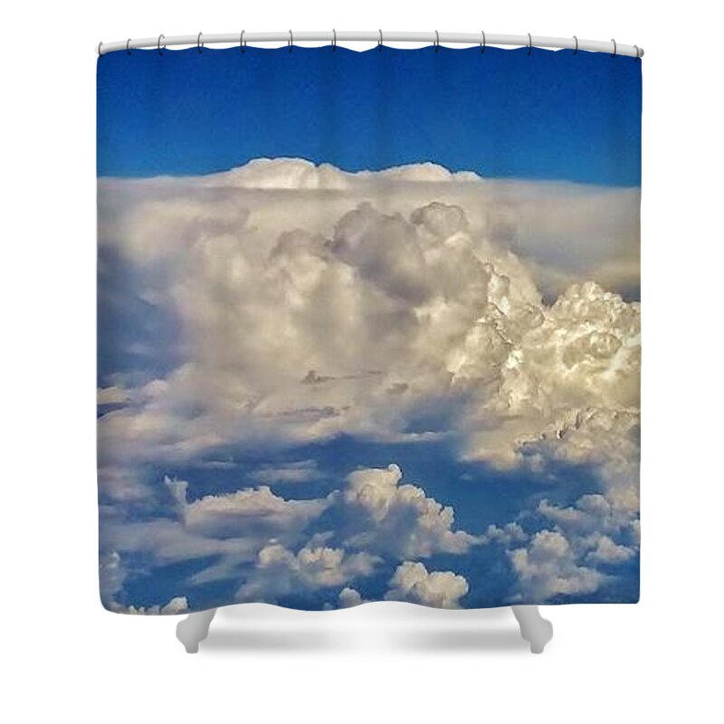 Thunderstorm Shower Curtain featuring the photograph Thunderstorm by Ed Sweeney