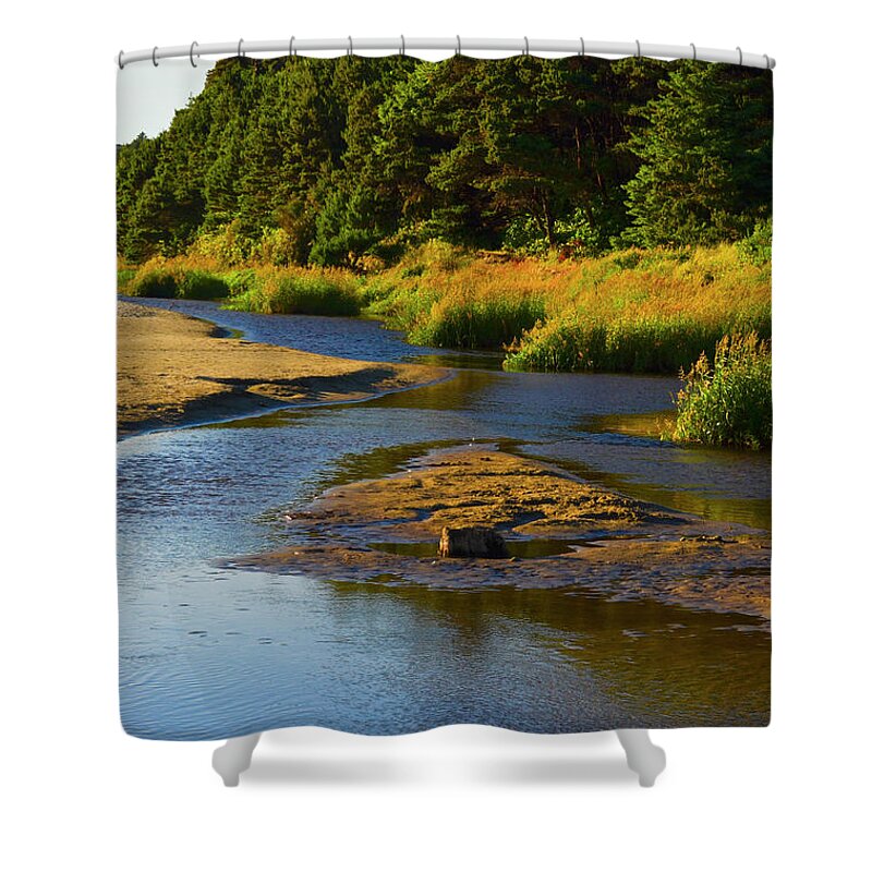 Tranquility Shower Curtain featuring the photograph Tidal Pool by James Emery