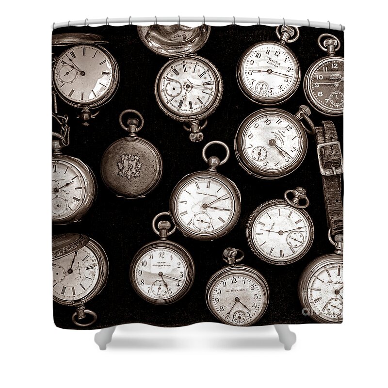 Pocket Shower Curtain featuring the photograph Time Gone by Olivier Le Queinec