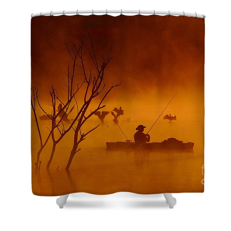 Sunrise Shower Curtain featuring the photograph Time to Spread my Wings and Fly by Elizabeth Winter