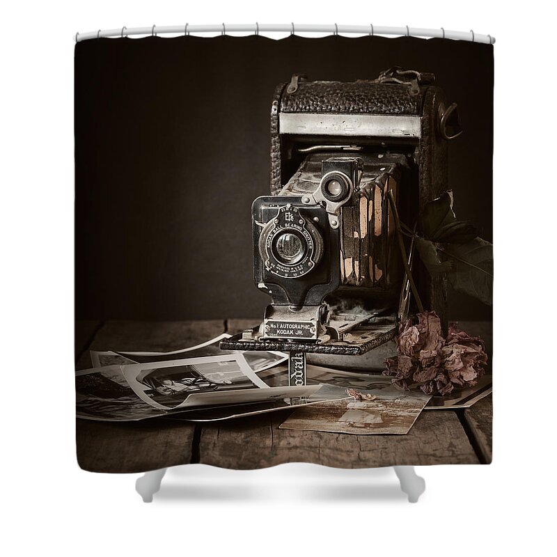 Camera Shower Curtain featuring the photograph Timeless by Amy Weiss