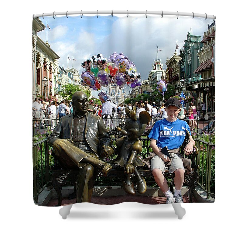 Magic Kingdom Shower Curtain featuring the photograph Tingle Time by David Nicholls