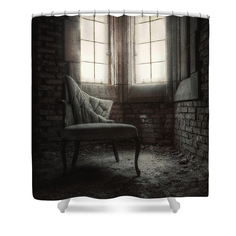 Chair Shower Curtain featuring the photograph To Light the Way by Margie Hurwich