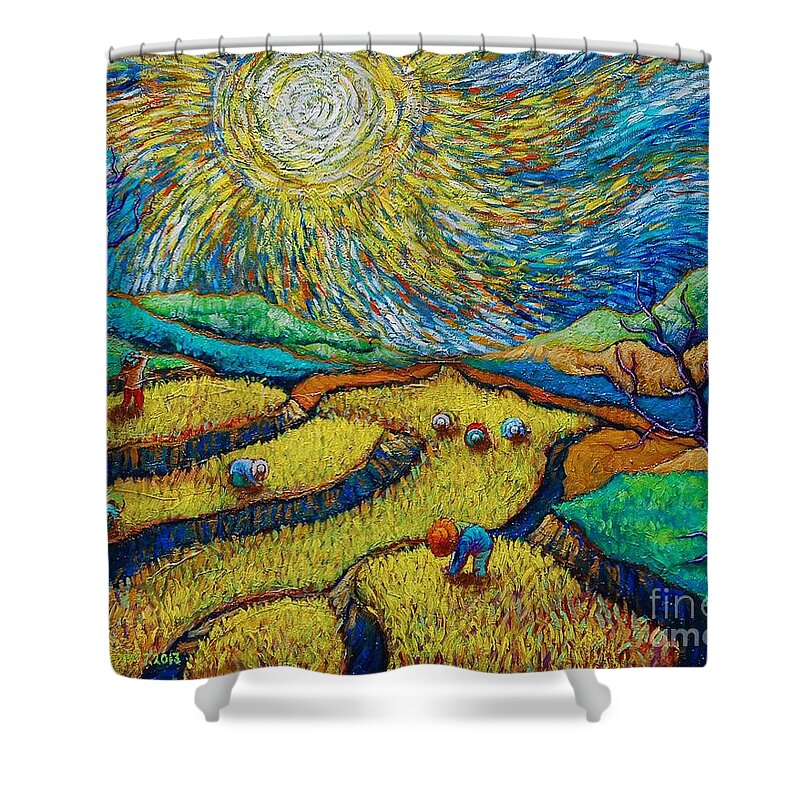 Diptych Shower Curtains