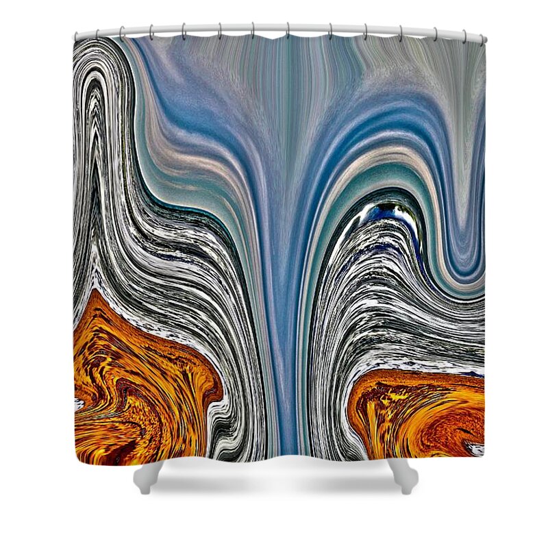 Waves Shower Curtain featuring the photograph Tone Poem by Nick David