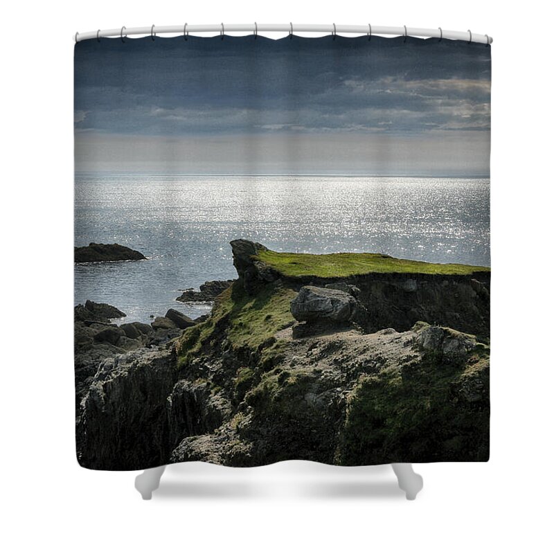 Ireland Shower Curtain featuring the photograph Tough Green to Get To by Robert Woodward