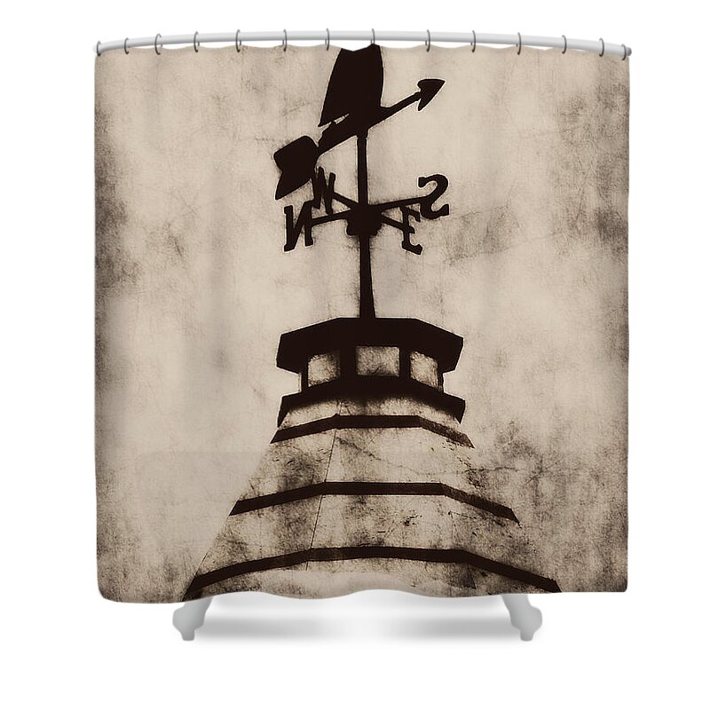 Compass Shower Curtain featuring the photograph Towards South by Zinvolle Art