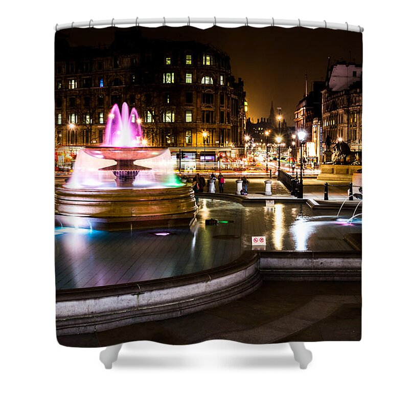 2013 Shower Curtain featuring the photograph Trafalgar Square by Matt Malloy