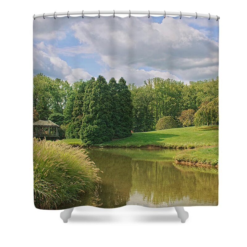 Tranquil Shower Curtain featuring the photograph Tranquility by Kim Hojnacki
