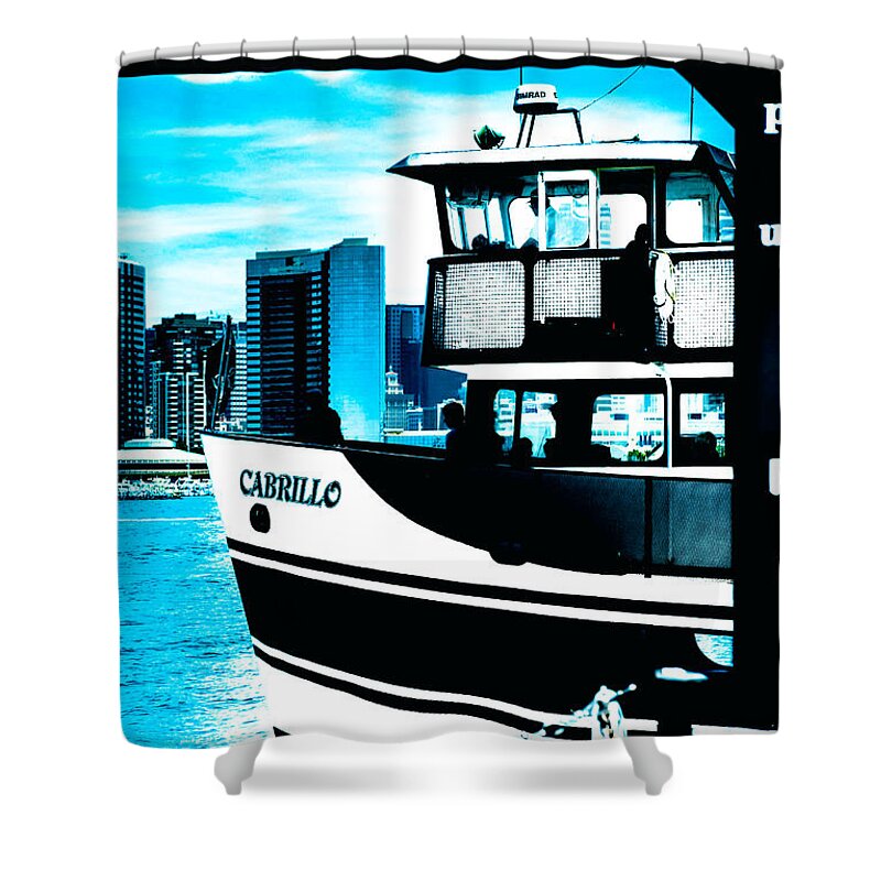 Claudia's Art Dream Shower Curtain featuring the photograph Traveling by Claudia Ellis