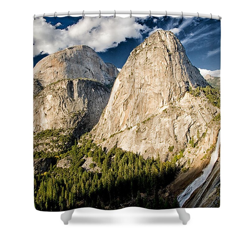 Rock Shower Curtain featuring the photograph Trifecta by Cat Connor