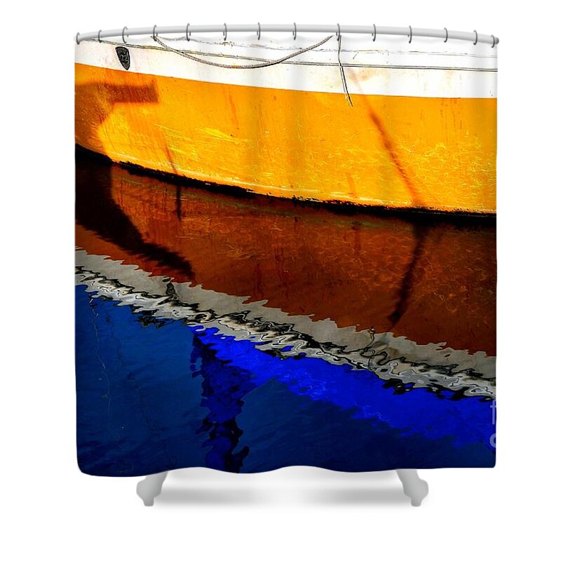 Abstract Shower Curtain featuring the photograph Trilogy by Lauren Leigh Hunter Fine Art Photography