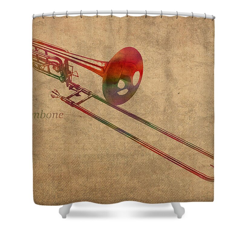 Trombone Shower Curtains