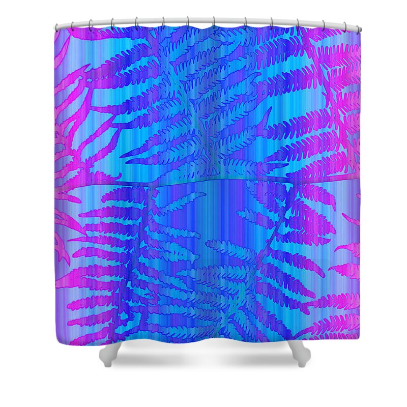 Abstract Shower Curtain featuring the photograph Tropical Delight by Holly Kempe