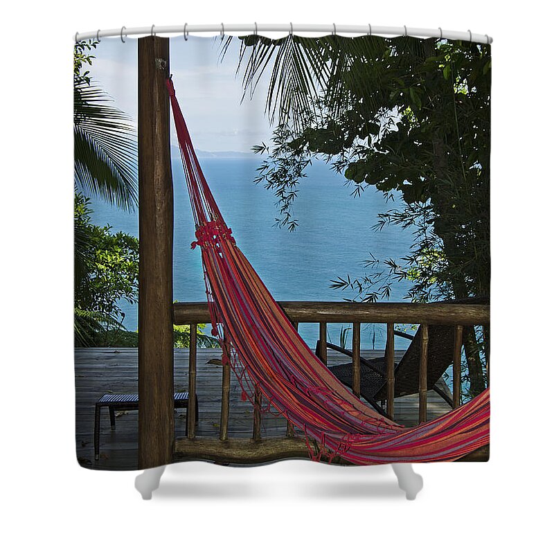Nina Stavlund Shower Curtain featuring the photograph Tropical Paradise... by Nina Stavlund