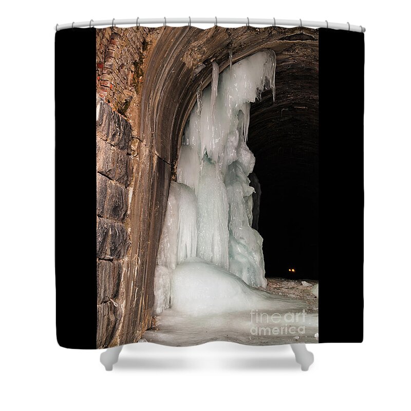 Tunnel Temptress Shower Curtain featuring the photograph Tunnel Temptress by Sue Smith