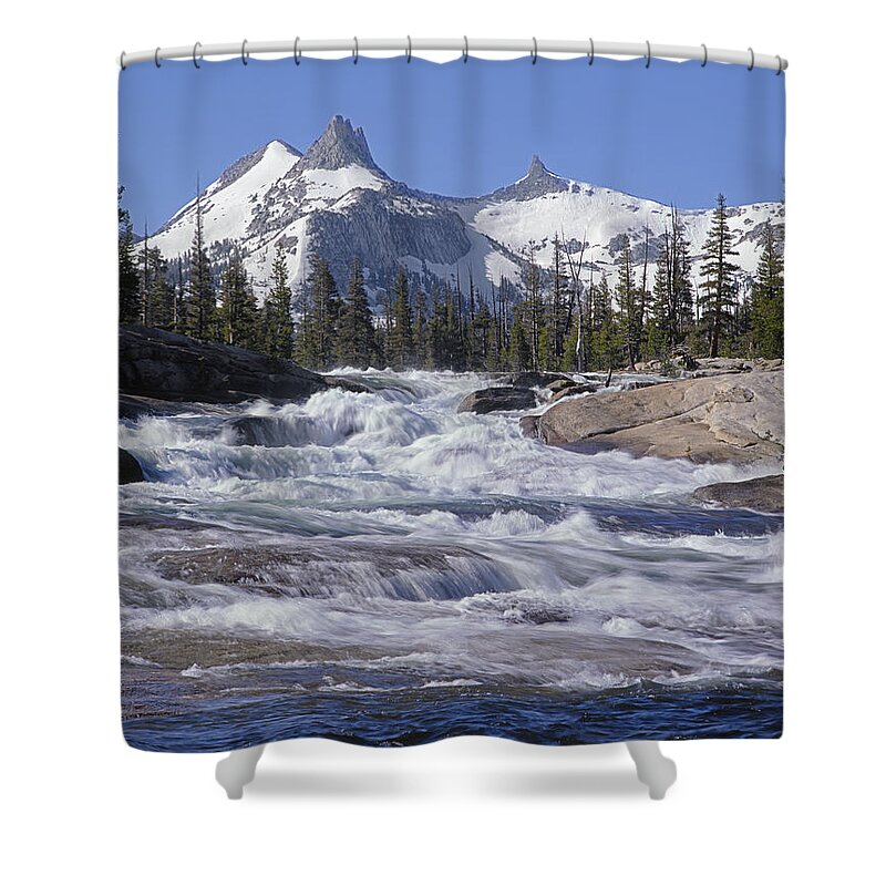 Tuolumne River Shower Curtain featuring the photograph 6M6539-Tuolumne River by Ed Cooper Photography