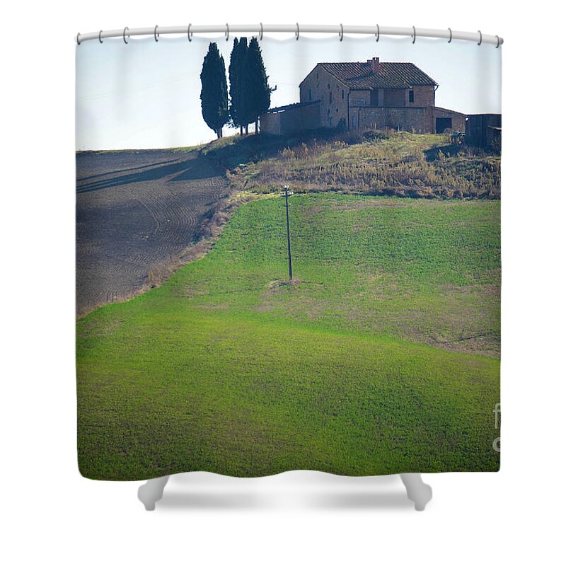 Tuscany Shower Curtain featuring the photograph Tuscany 3 by Milena Boeva