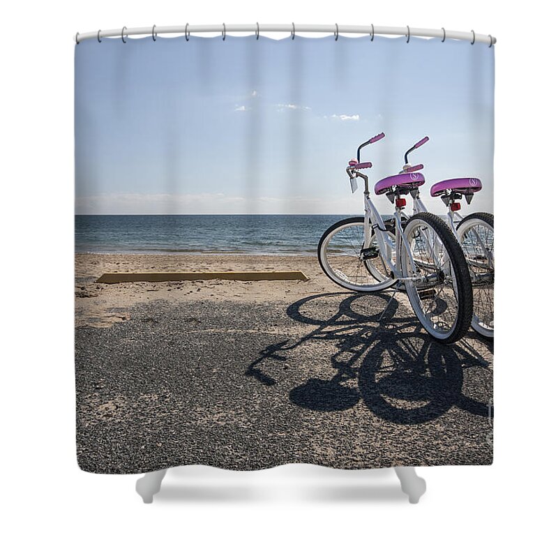Provincetown Shower Curtain featuring the photograph Two If By The Sea by Evelina Kremsdorf