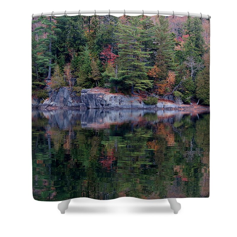 Two Shower Curtain featuring the photograph Twofold by Jean Macaluso